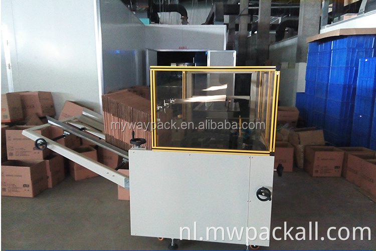 Automatisch drop -type doos Carton Case Packer erector Carton Vormen en afdichtingsmachine Karton Erector Case Oprichting machine